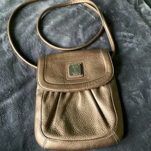Tignanello gold Genuine Leather Shoulder Bag